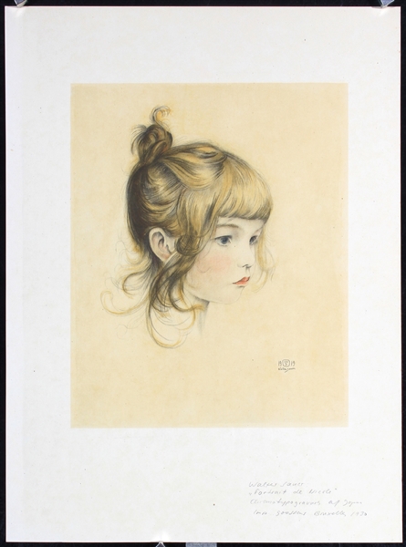 Walter Sauer (Portrait de Nicole) by Walter Sauer, 1930