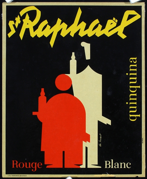 St. Raphael - Rouge Blanc by Charles Loupot, ca. 1947
