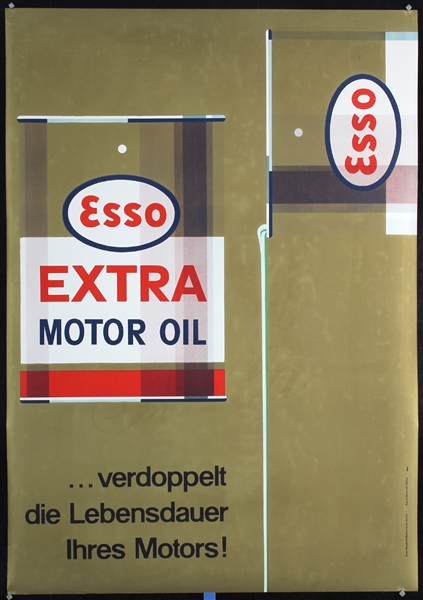 Esso - Extra Motor Oil, ca. 1956