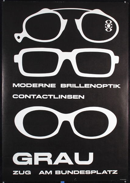 Grau - Moderne Brillenoptik, ca. 1960
