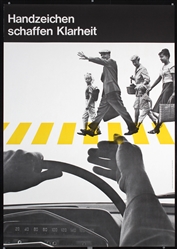 Handzeichen schafft Klarheit, 1962
