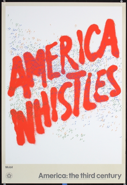 America Whistles (Mobil) by Edward Ruscha, 1976