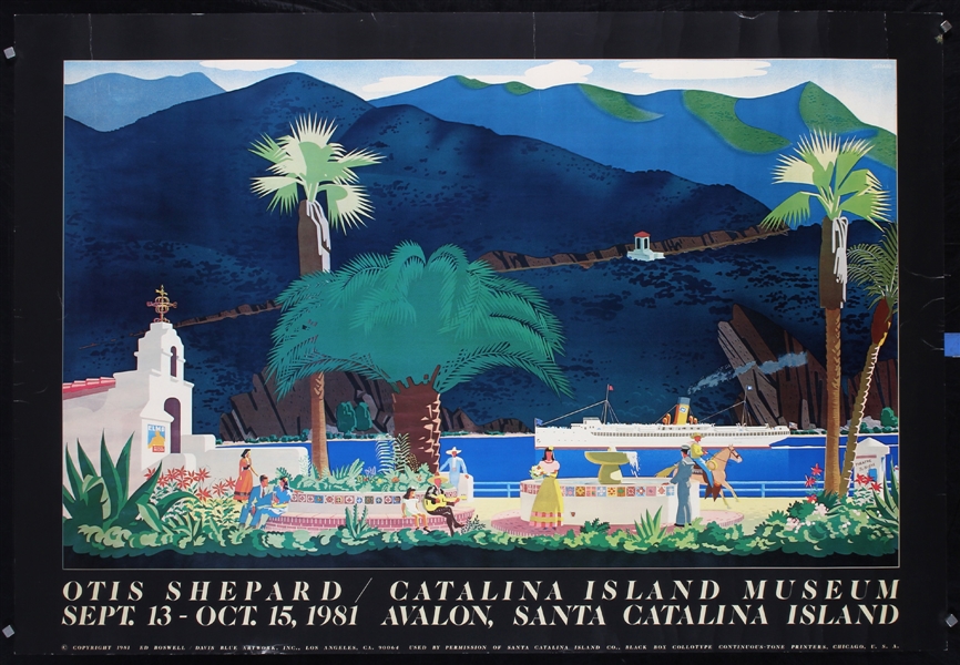 Catalina Island Museum (Museum Print) by Otis Shepard, 1981