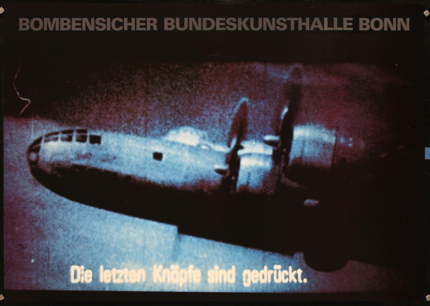 Bombensicher - Kunsthalle Bonn by Sieverding, 1983