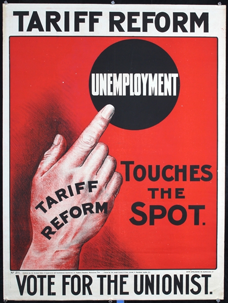 Tariff Reform - Touches the Spot, ca. 1910