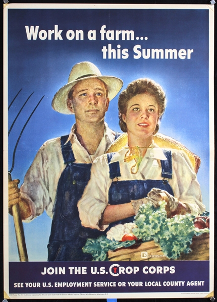 Work on a farm this summer by Douglas, 1943