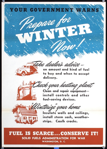 Prepare for winter now, 1944