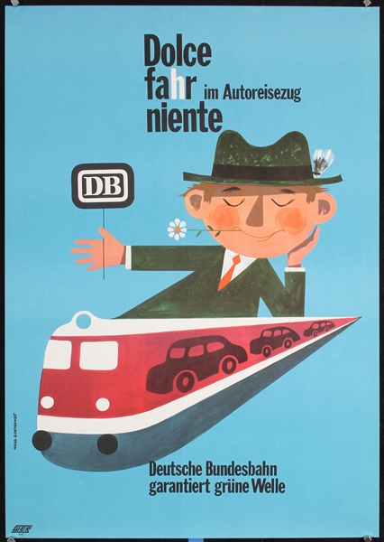 Dolce fahr niente (Deutsche Bundesbahn) by Hans Schmandt, 1963
