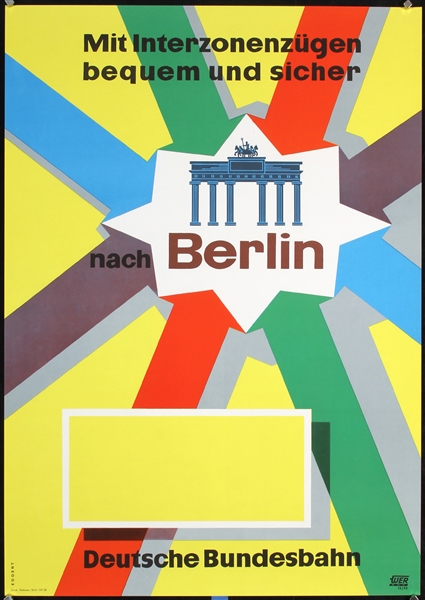 Berlin - Mit Interzonenzügen (Deutsche Bundesbahn) by Werner Eggert, 1959
