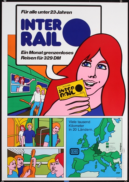 Inter Rail (Deutsche Bundesbahn) by Moreno, C., 1975