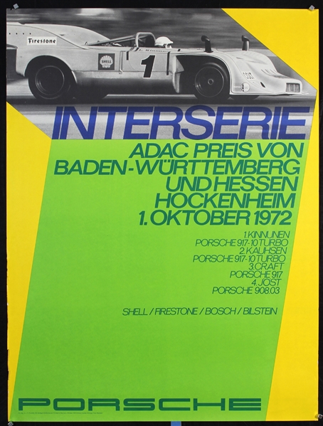 Porsche - Interserie by Strenger Studio, 1972