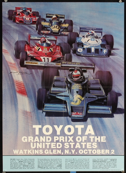 Toyota - Grand Prix of the United States by Michael Turner, 1977