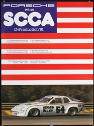 Porsche wins SCCA by Strenger Studio, 1981