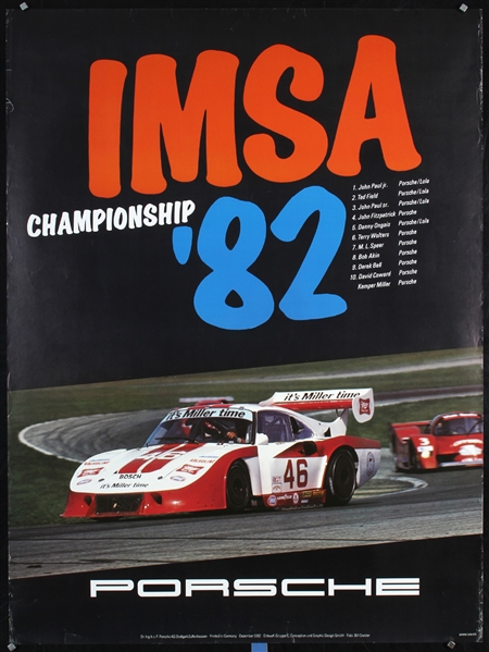 Porsche - IMSA Chamionship 82, 1982