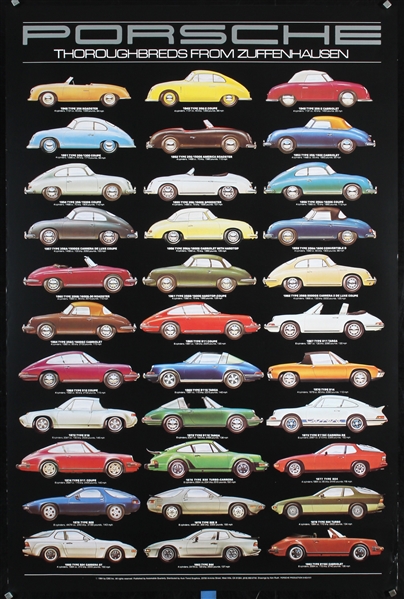 Porsche - Thoroughbreds from Zuffenhausen (2 Posters), 1984