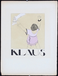 Klaus (Chocolate) by R. Brunel, ca. 1920