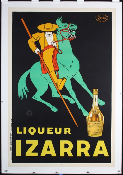 Liqueur Izarra by Zulla, 1934