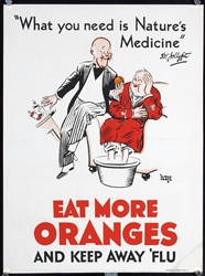 Eat More Oranges by Alfred  Leete, ca. 1928
