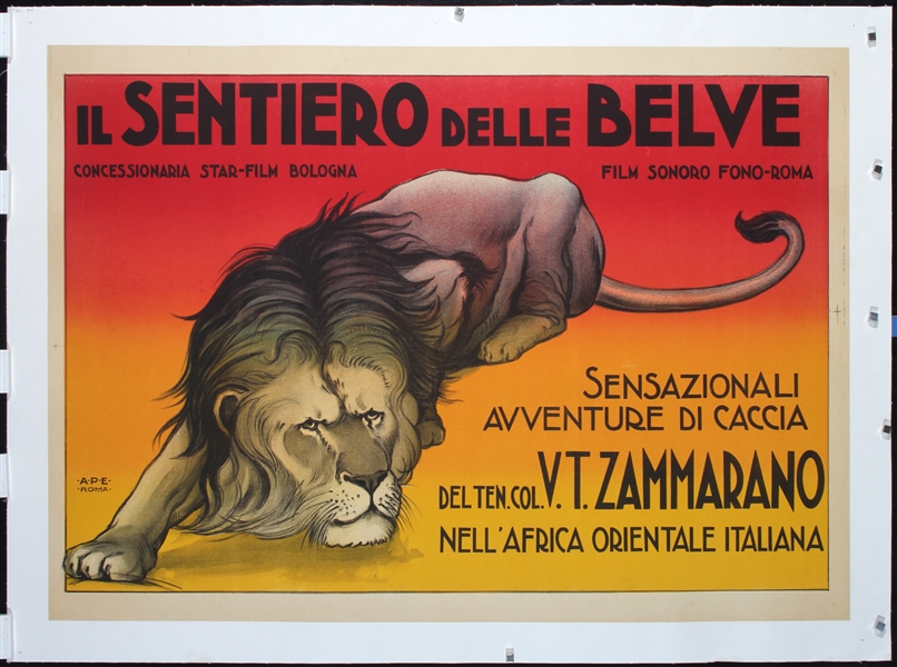 Il Sentiero delle Belve (Italian Africa Documentary), 1932