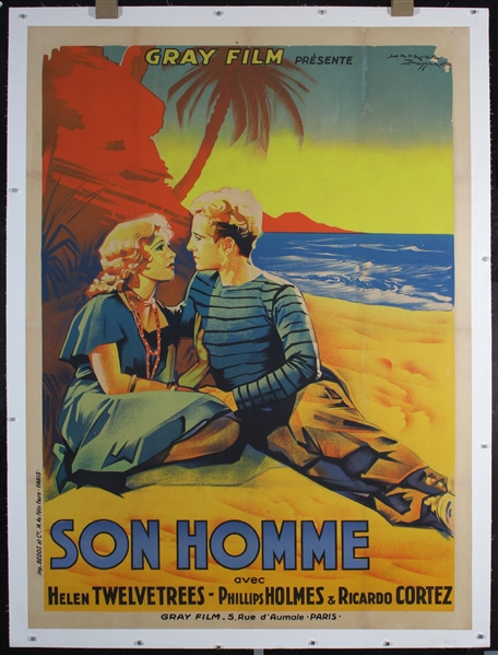 Son Homme (French Film), ca. 1930