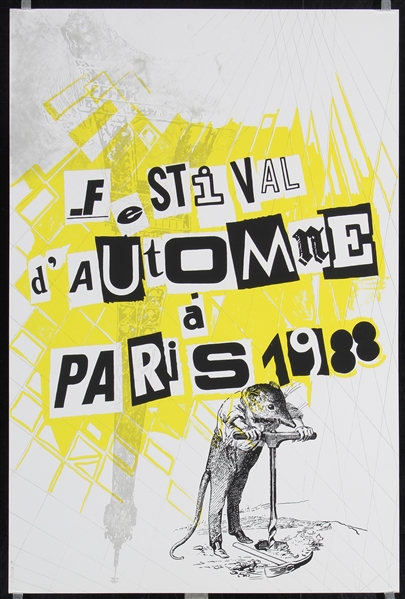 Festival dAutomne a Paris by Sigmar Polke, 1988