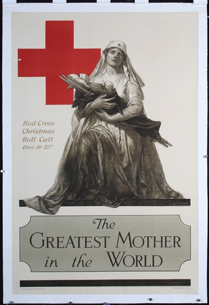 The Greatest Mother in the World (Red Cross) by Alonzo Foringer, ca. 1918