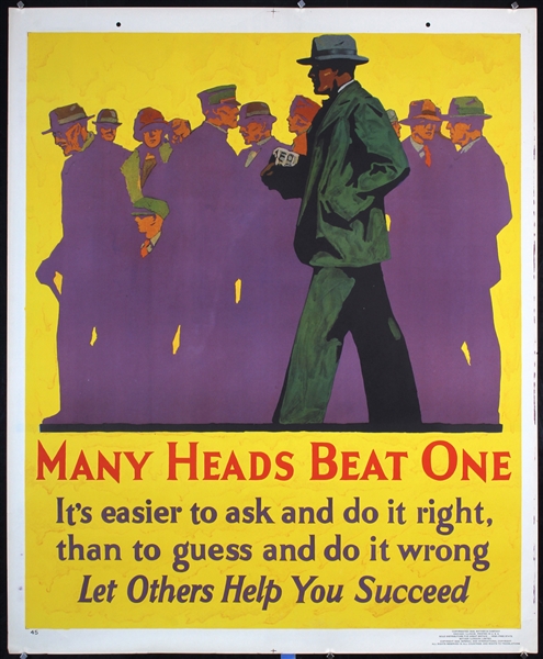 Many Heads Beat One, 1929
