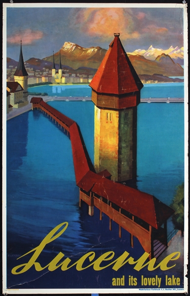 Lucerne by Otto Landolt, ca. 1935