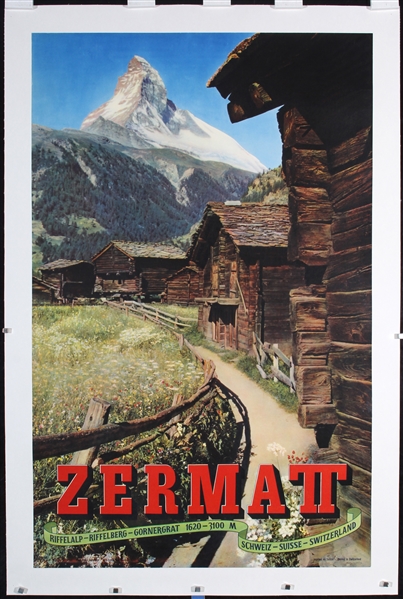Zermatt by Franz Schneider, 1954