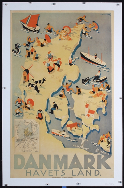 Danmark - Havets Land by Sven Henriksen, ca. 1936