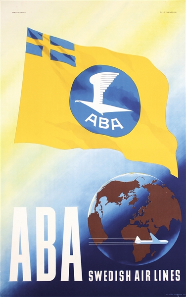 ABA - Swedish Air Lines by Svensson, Olle, 1947