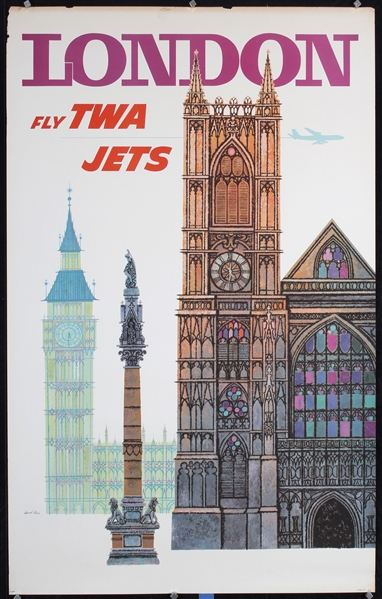TWA - London by David Klein, ca. 1965