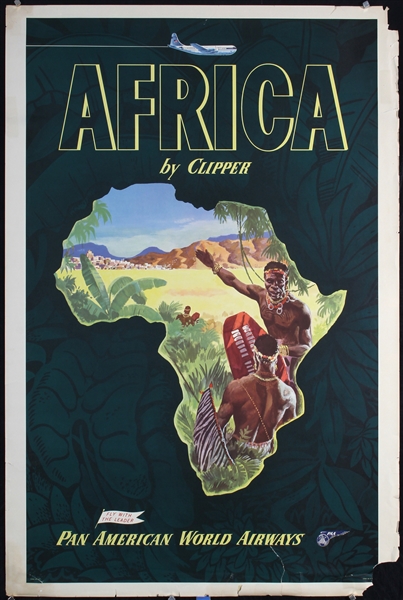 Pan American - Africa by Clipper, ca. 1948