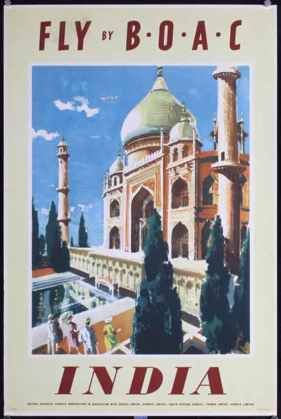BOAC - India (Taj Mahal), 1952