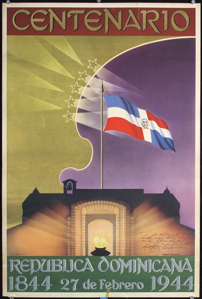 Centenario - Republica Dominicana by Hausdorf, 1944