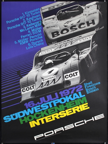 Porsche - Hockenheim Interserie by Erich Strenger (Studio), 1972
