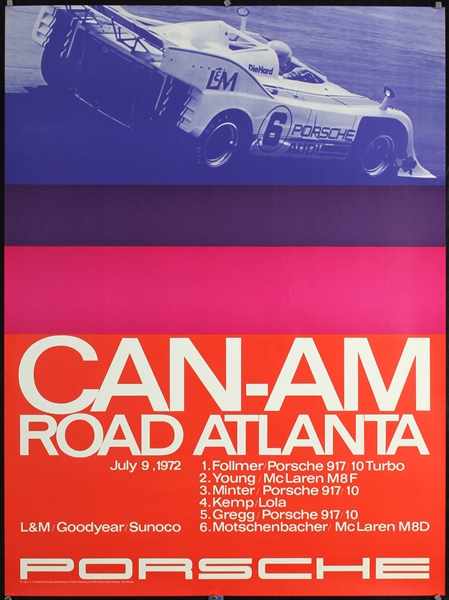 Porsche - Can-Am Road Atlanta by Erich Strenger (Studio), 1972
