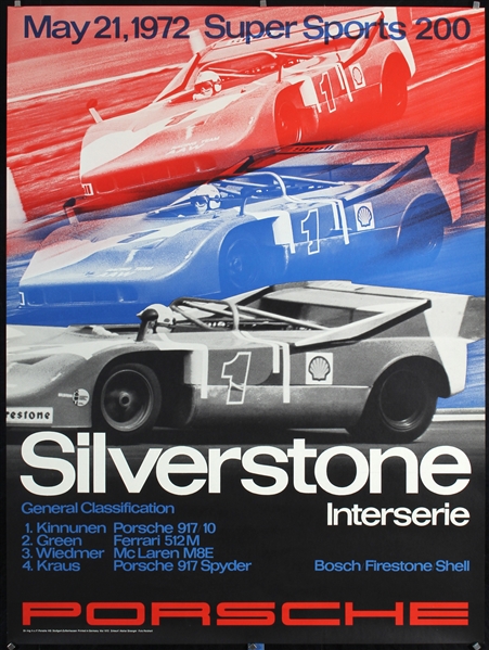 Porsche - Silverstone by Erich Strenger (Studio), 1972