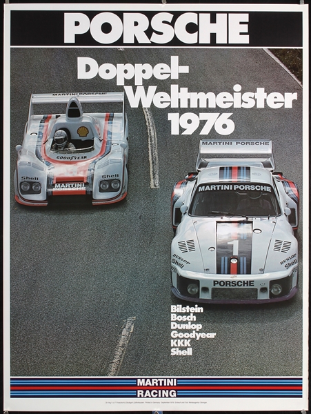 Porsche - Doppel-Weltmeister by Erich Strenger (Studio), 1976