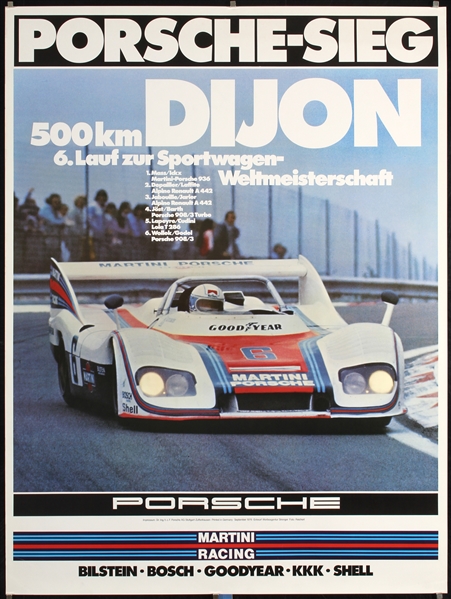 Porsche - Dijon by Erich Strenger (Studio), 1976