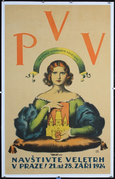 PVV - Veletrh V Praze by Frantisek Naske, 1924
