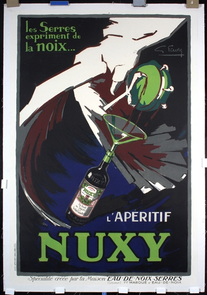L´Aperitif Nuxy by Favre, ca. 1930