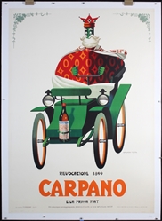 Carpano - Prima Fiat by Armando Testa, 1954