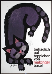 Teppiche von Matzinger Basel by Celestino Piatti, 1977