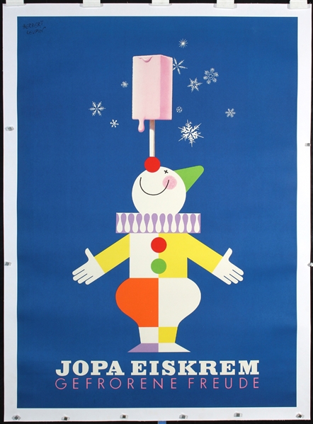 Jopa Eiskrem by Herbert Leupin, ca. 1960