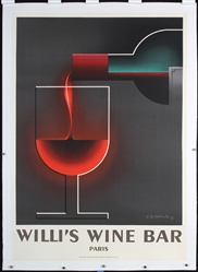 Willi´s Wine Bar by Cassandre, 1984