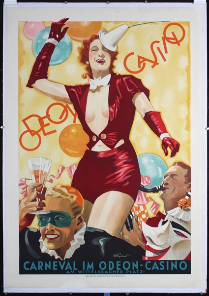 Odeon Casino - Carneval by  Julius Ussy Engelhard, 1938