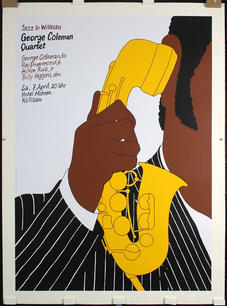 George Coleman Quartet by Niklaus Troxler, 1979