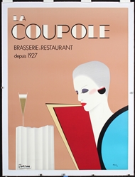 La Coupole (Hand-signed) by Razzia, 1983