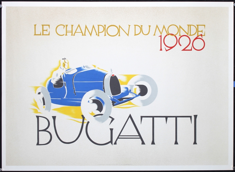 Bugatti - Le Champion (New Edition) after Dryden (Ernst Deutsch), 1984